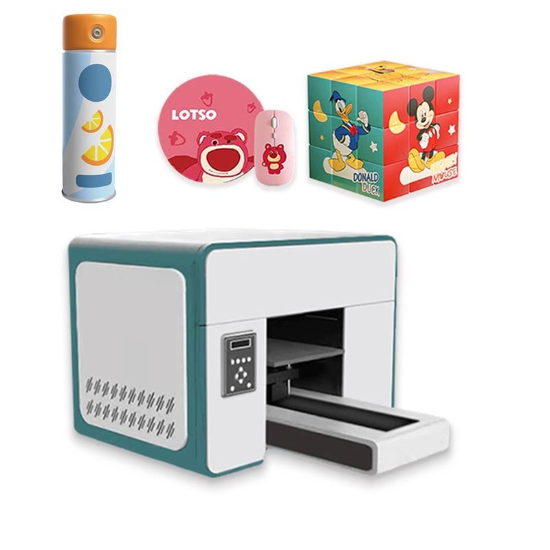 เครื่องพิมพ์สีหลายสี LED Flatbed UV โทรศัพท์มือถือ Case เครื่องพิมพ์ ปริศนา