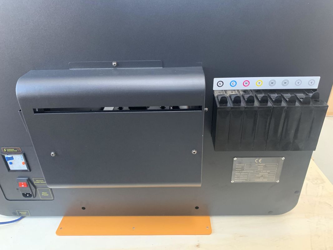 UV Ink A3 UV Flatbed Printer Case โทรศัพท์ที่กําหนดเองสําหรับวัสดุการพิมพ์อะคริลิค