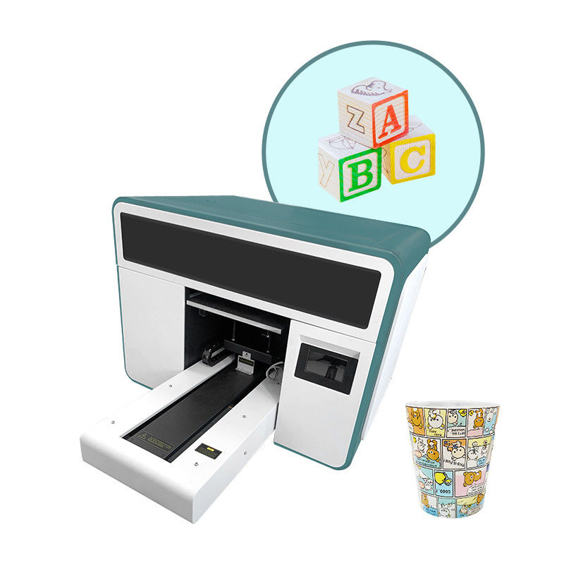 เครื่องพิมพ์ Inkjet Cylinder A3 UV เครื่องพิมพ์ Inkjet Flatbed สําหรับเครื่องพิมพ์ขวด