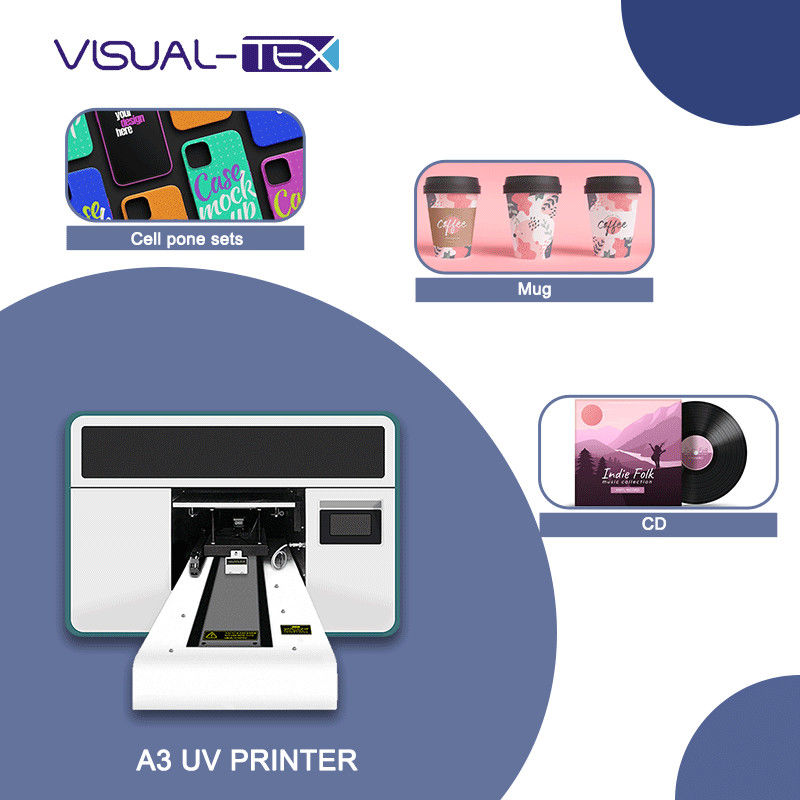 มินิ A3 UV Printer A3 Led Rotary Bottle UV Printer Case โทรศัพท์ เครื่องพิมพ์ UV