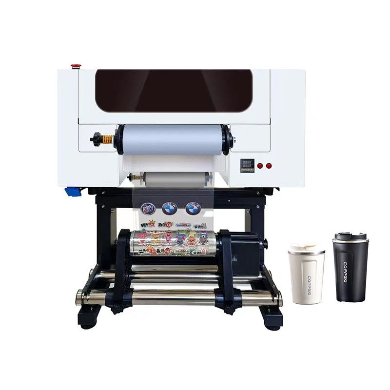 2024 เครื่องพิมพ์ A3 Roll UV DTF 30cm เครื่องพิมพ์ UV DTF เครื่องพิมพ์สติ๊กเกอร์สติ๊กเกอร์