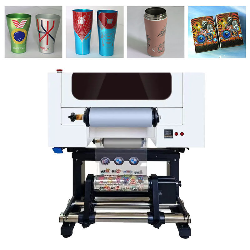 A3 UV DTF Printer 30cm AB Film I3200 Head All In One Roll To Roll เครื่องพิมพ์ UV DTF พร้อมเครื่องพิมพ์เลมเนเตอร์
