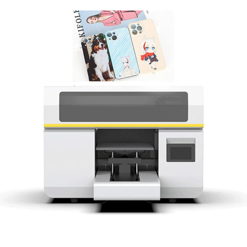 K/C/M/Y W V Ink Color A3 UV Printer พร้อมหัวพิมพ์ S1-HD และขนาดแพลตฟอร์ม 300x475mm