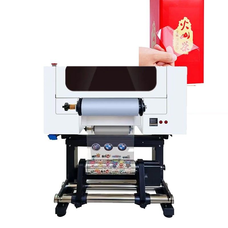 30cm UV DTF Printer Roll To Roll A3 UV DTF Printer พร้อมเครื่องเลมเนเตอร์สําหรับสติกเกอร์