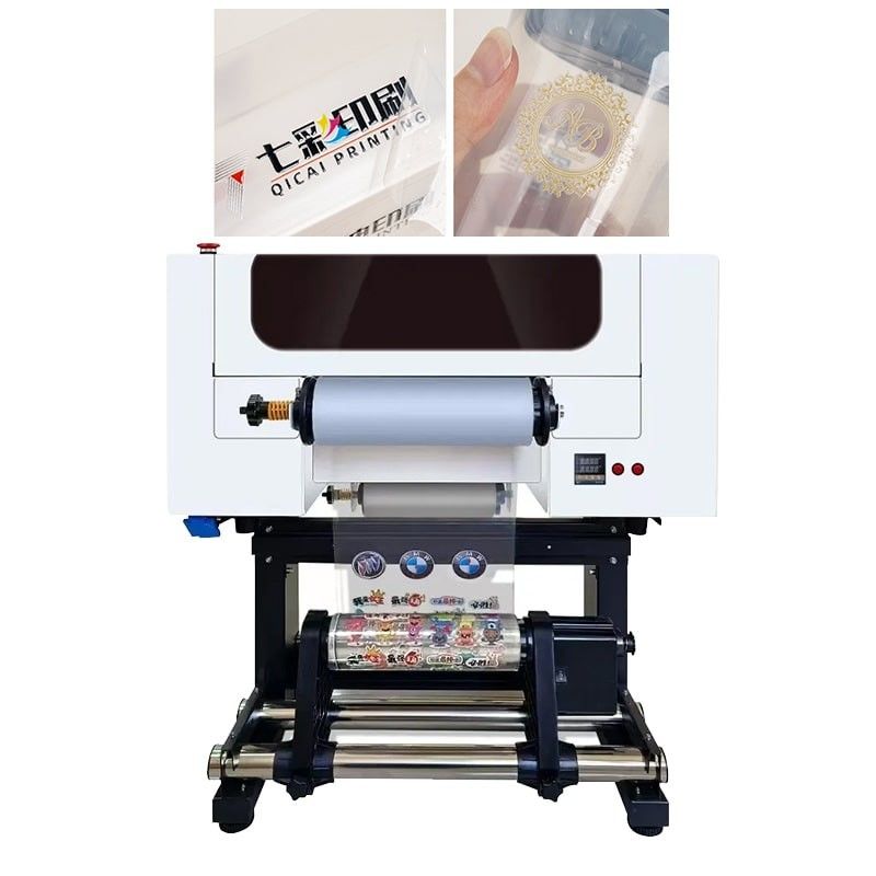 เครื่องพิมพ์ T-Shirt แบบ UV DTF แบบ Roll to Roll With XP600 Head เครื่องพิมพ์ T-Shirt แบบ UV DTF ขนาด 30 ซม