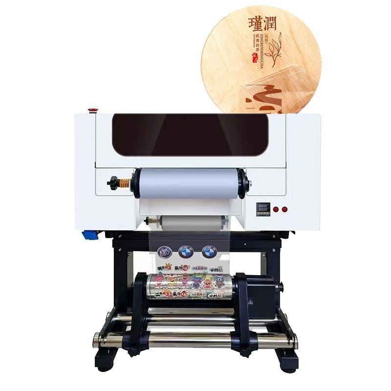 30CM UV DTF Printer Roll To Roll A3 UV DTF Printer พร้อมหัวสองตัว XP600