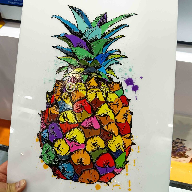 เครื่องพิมพ์ UV ในความกว้างการพิมพ์ A3 สําหรับกระป๋อง / PVC / การพิมพ์ฟิล์ม สําหรับการใช้งานการออกแบบที่กําหนดเอง