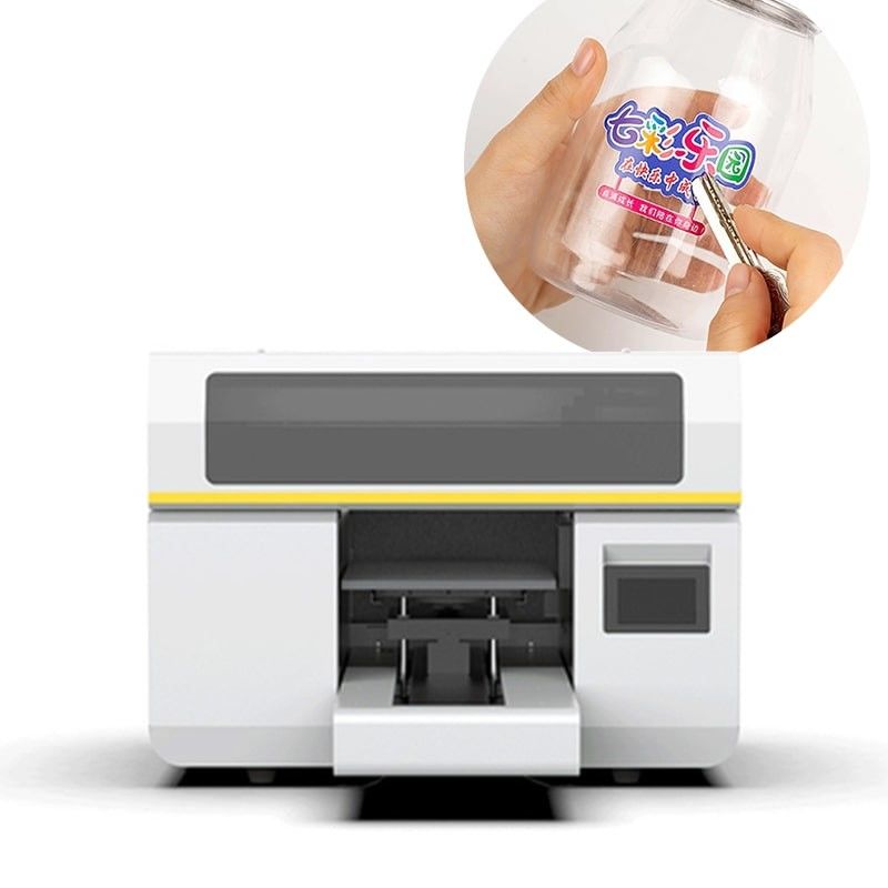 เครื่องพิมพ์ A3 UV สําหรับวัสดุม้วน กระปุกกระบอกแผ่น เครื่องพิมพ์ชุดโทรศัพท์