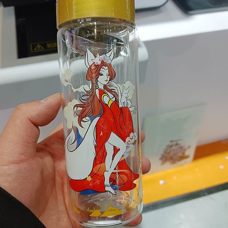 เครื่องพิมพ์หัวพิมพ์ดิจิตอล 8 ช่อง UV Flatbed Printer สําหรับการพิมพ์วัสดุพลาสติกสีเหล็ก