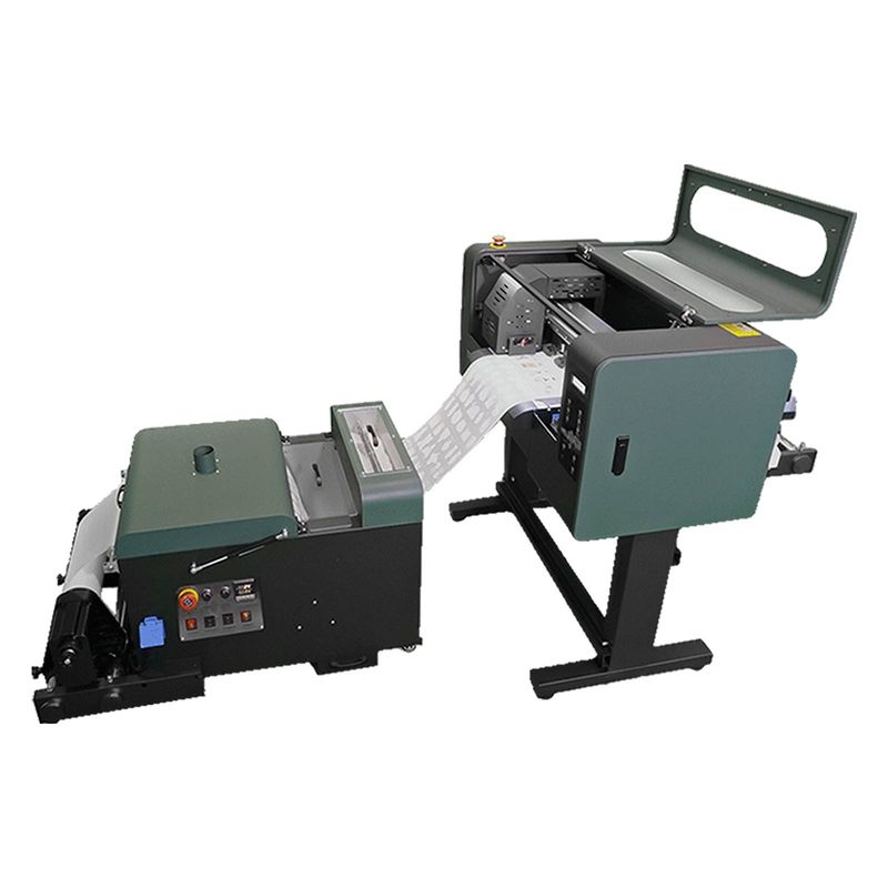 เครื่องพิมพ์ A3 Inkjet DTF และเครื่องปั่นผงสําหรับการพิมพ์ผ้า / การพิมพ์หมวก
