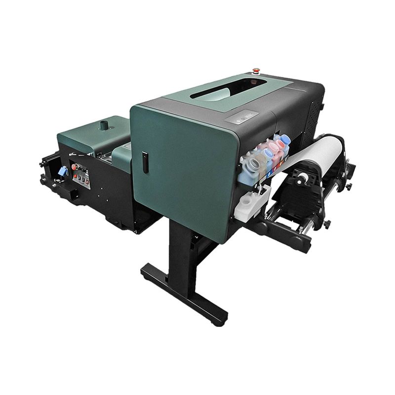 เครื่องพิมพ์ A3 Inkjet DTF และเครื่องปั่นผงสําหรับการพิมพ์ผ้า / การพิมพ์หมวก