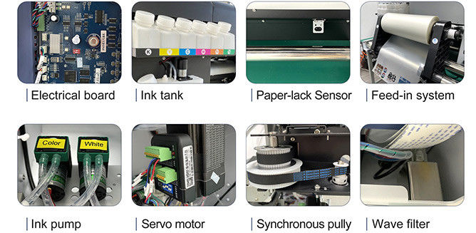 เครื่องพิมพ์ A3 Inkjet DTF และเครื่องปั่นผงสําหรับการพิมพ์ผ้า / การพิมพ์หมวก