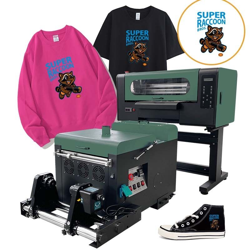 A3 DTF Inkjet Printer การโอนความร้อนโดยตรงไปยังเครื่องพิมพ์หนังด้วยหัวพิมพ์ XP600