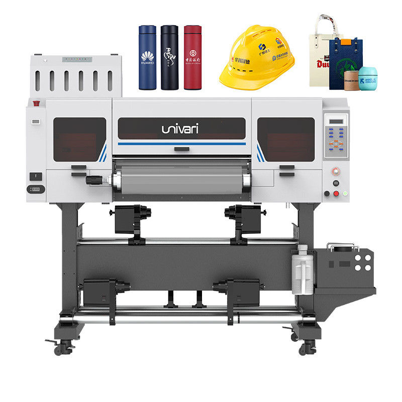 A2 A3 ดิจิตอล 60 ซม DTF สติ๊กเกอร์ UV Printer กระจกเครื่องพิมพ์โลหะด้วยหัว 13200 U1