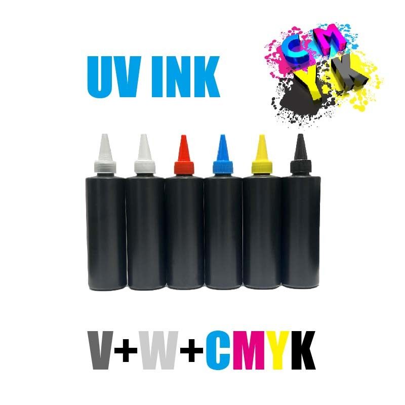 สี UV Curable Ink สี UV LED แข็งอ่อน สําหรับ Epson I3200 XP600 DX4 DX5 DX7