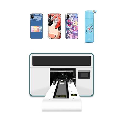 หัวสอง 1440dpi UV Hybrid Printer Golf Pen UV Led Flatbed Printer เครื่องพิมพ์แบบกระดาษ