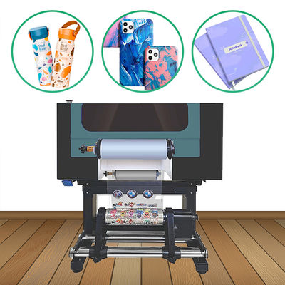 1440dpi เครื่องพิมพ์ UV Dtf ขนาดเล็ก เครื่องพิมพ์ A3 Dtf All in One สําหรับพิมพ์หนังพลาสติก