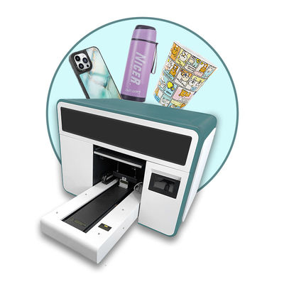 เครื่องพิมพ์ A3 กระบอก UV Inkjet สําหรับเครื่องพิมพ์กระป๋องแก้วพลาสติก เครื่องพิมพ์ Inkjet