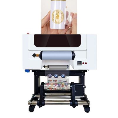 30CM UV DTF Printer Logo Printing Roll to Roll A3 UV DTF Printer สําหรับสติ๊กเกอร์