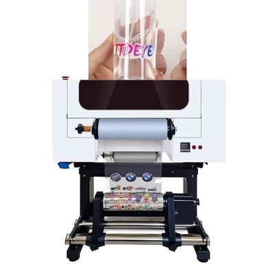 เครื่องพิมพ์ UV DTF ขนาด 30 ซม. และเครื่องพิมพ์ laminating เครื่องพิมพ์บูรณาการด้วยหัวสอง